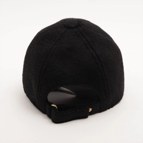 Max Mara MM Logo Hat Black main image 3